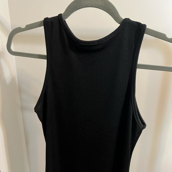 Nasty Gal double sided split black maxi dress - Picture 5 of 5